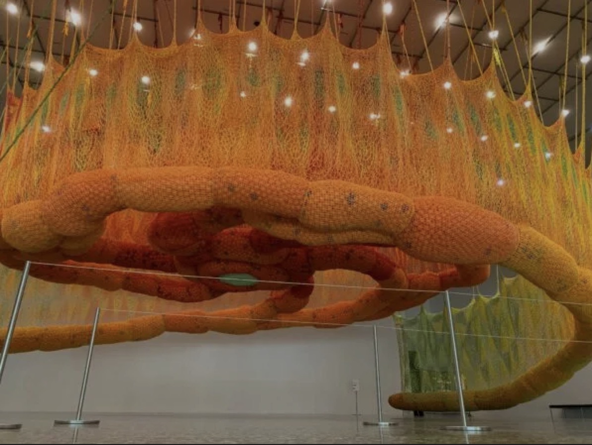 Ernesto Neto在休斯頓的編織藝術(shù)展覽活動策劃邀你在12英尺高空探索